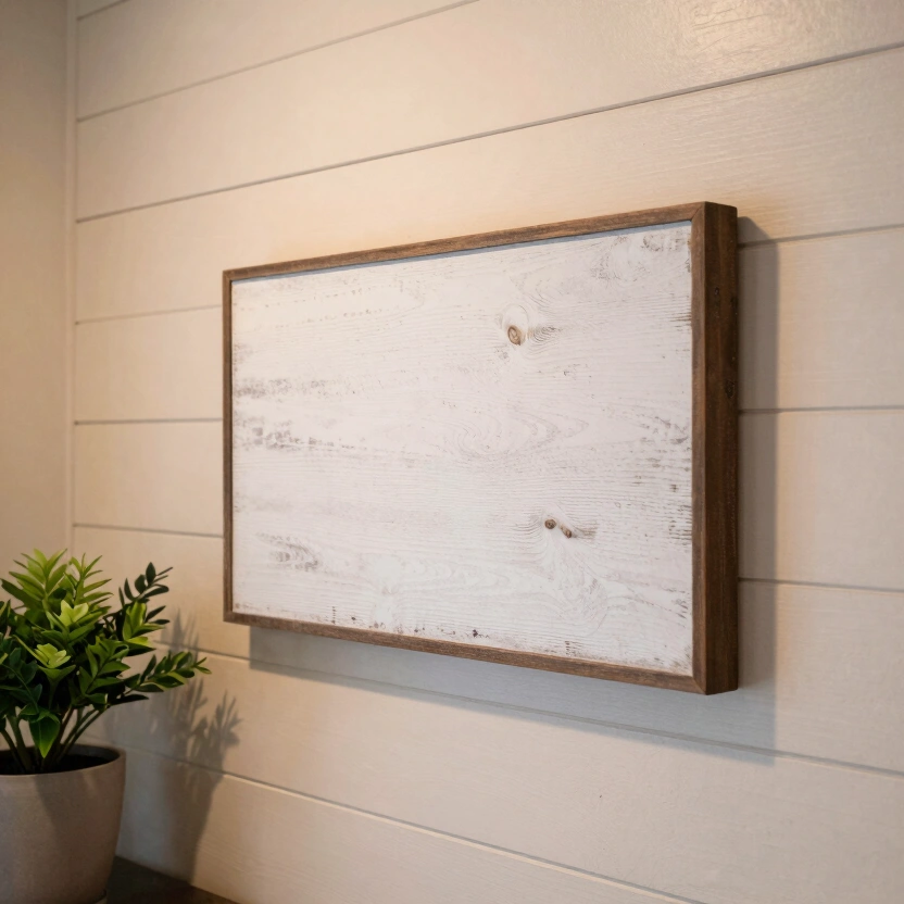 Be Strong and Courageous Farmhouse Wall Sign